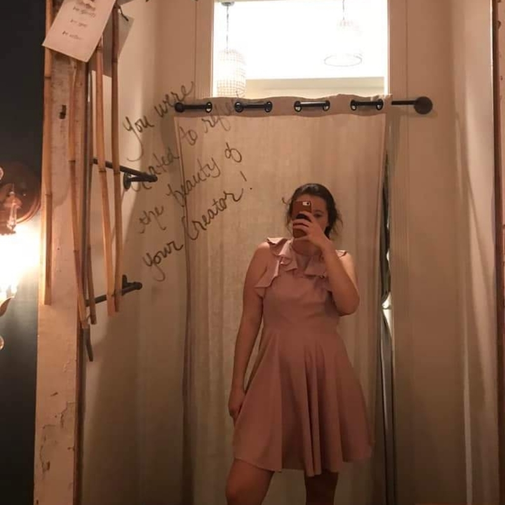 Altar'd State Pink Ruffle Dress - Picture 3 of 8